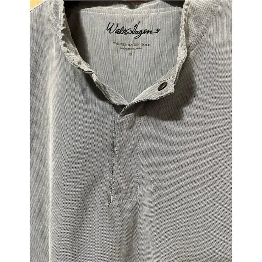 Walter Hagen Grey Windbreaker/Rain Jacket Size XL